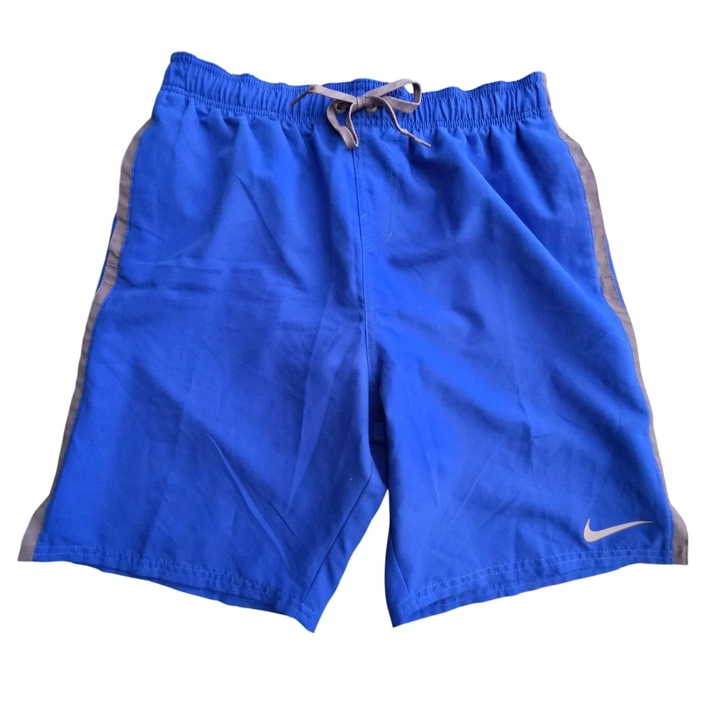 Nike Mens Royal Blue Swim Trunks Board‎ Shorts Mesh Lined Size Medium
